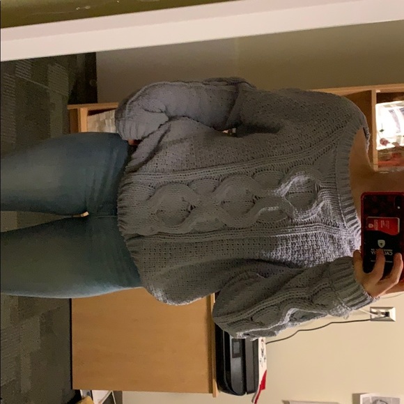 Garage lilac cable knit sweater - Picture 2 of 2